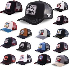 Disney Mickey Trucker Mesh Baseball Hat Men WomenHip Hop Breathable Snapback Cap