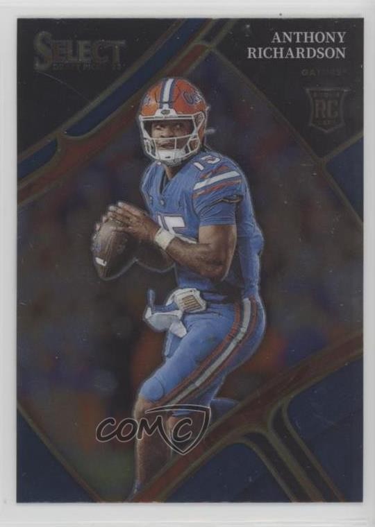 2023 Panini Select Draft Picks Field Level Blue Anthony Richardson #104 0mm9