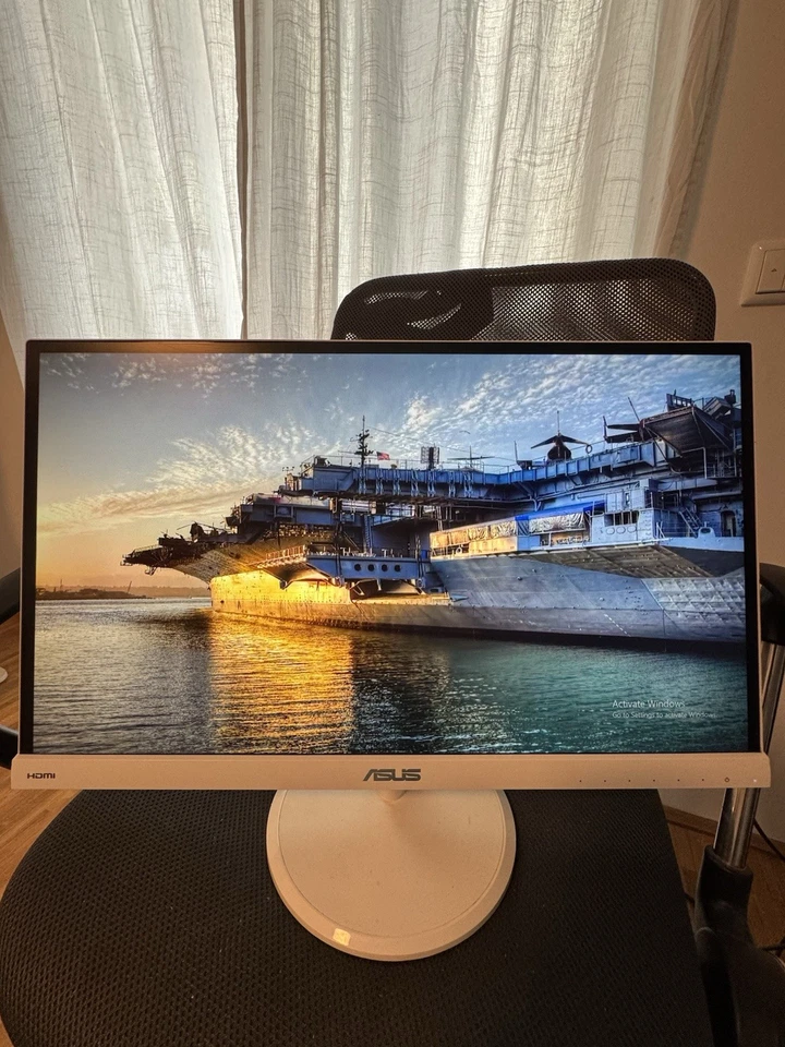 ASUS VC239HE-W 23Zoll Monitor. Full HD, Eye Care, VGA, HDMI, White - Bild 4 von 4