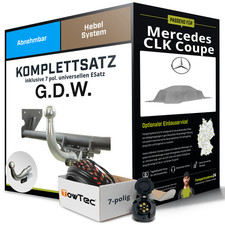 Anhängerkupplung abnehmbar für MERCEDES CLK Coupe +E-Satz NEU AHK