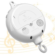 Crib Mobile Motor, Baby Music Box Spinner with 3 Modes  Spin Only, Music Only,...