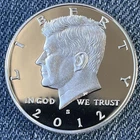 2012-S Kennedy Half Dollar. Silver Proof. 90% Silver. Low Mintage.
