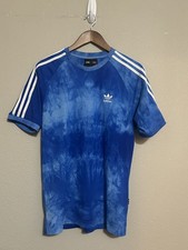 Adidas x Pharrell Williams X Human Race Hu T-Shirt Blue Tie Dye Size Small