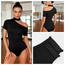 Women Ballet Tops Bodysuit Training Leotard Show Jumpsuit Tango Ballerina Jazz