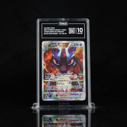 Lucario VSTAR graded TAG 10 for sale on eBay