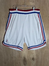 Reebok NBA 2004-05 Sacramento Kings Game Used White Game Shorts Hardwood C