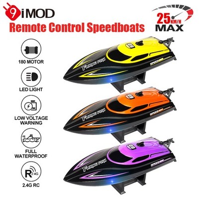 9IMOD RC Boat HJ812 High Speed Racing Boat 25KM/H 2.4G Remote Control Speedboat