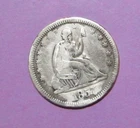 Vigorously Cleaned 1857 O Liberty Seated Quarter with Very Fine Details