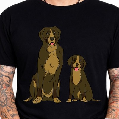 Labrador Hund T-Shirt süß Labor Welpe Mama Papa Hundeliebhaber Tierbesitzer Grafik T-Shirt.
