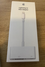 Brand New Apple Lightning to VGA Adapter MD825ZM/A Supports Up To 1080p HD