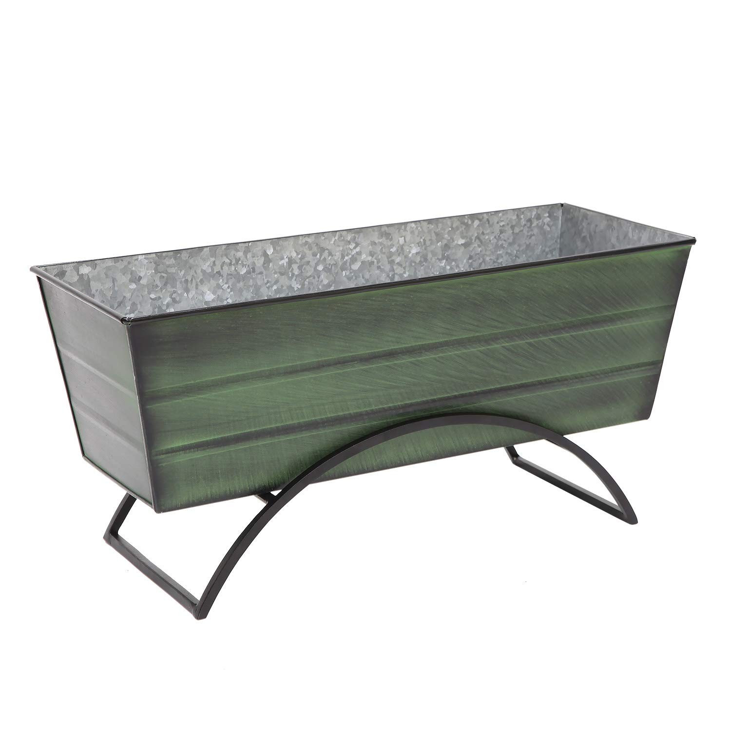 Achla Designs Odette Stand w/ Medium Green Flower Planter Bo