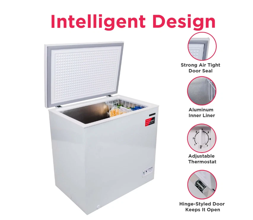 [GRAN VENTA] Frigidaire 7,0 Cu. ft. Congelador de pecho, EFRF7003, blanco Foto 4 de 4