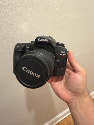 Canon EOS Elan 7 35mm Film SLR Camera w/ EF 28-90mm Lens - Tested & Working