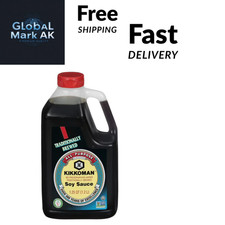 Kikkoman Soy Sauce, Naturally Brewed, 1.25 QT Bottle