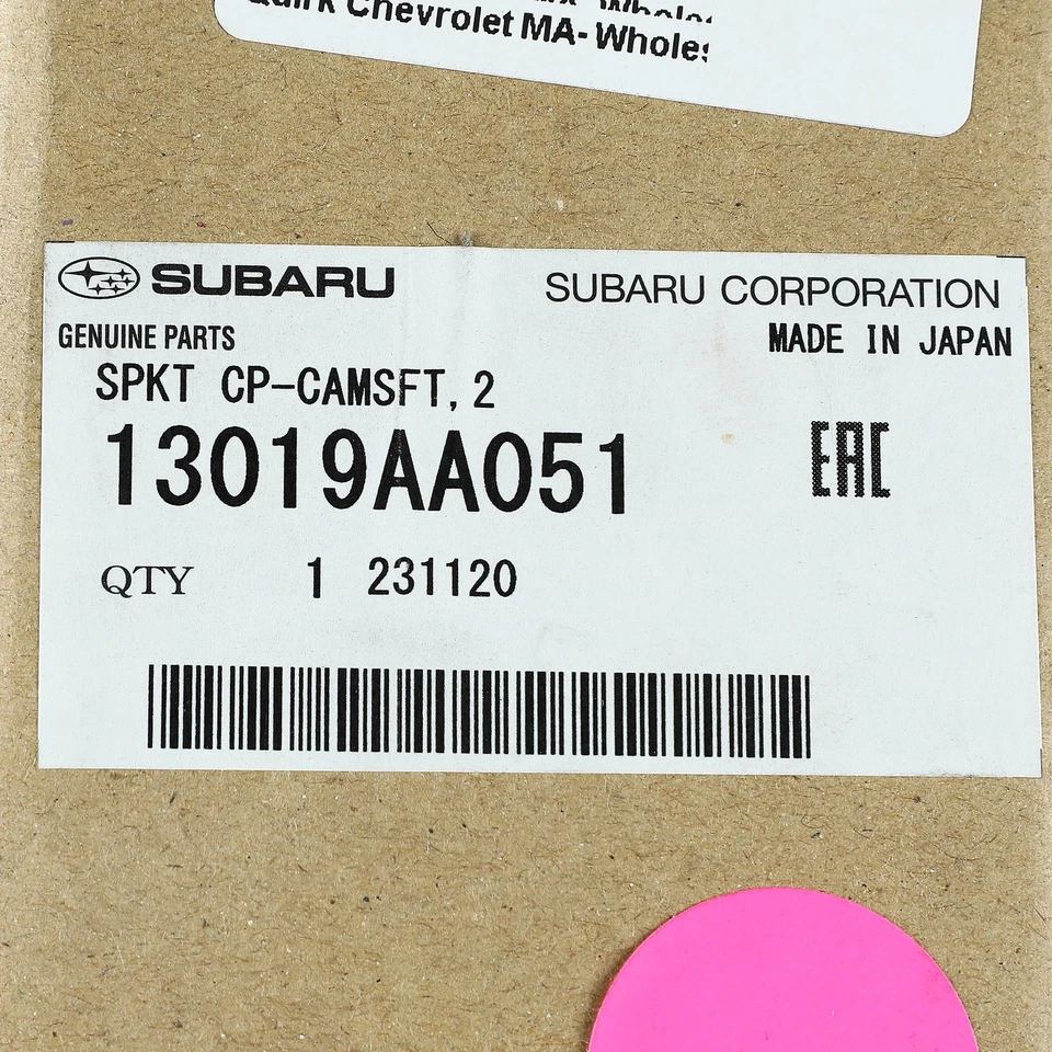 NUEVO OEM Subaru 1999-2001 2004-12 Legacy Impreza Outback árbol de levas engranaje 13019AA051 Foto 4 de 4