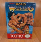 nr MINTY BOX CIB Tecmo World Wrestling complete in nintendo nes VGC lot CLEAN A+