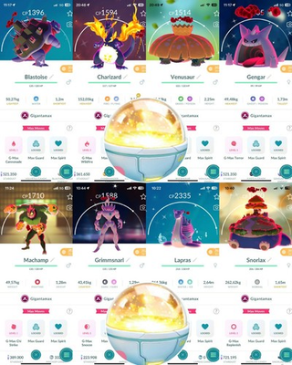 #ad #ad Pokémon Go Shiny Gigantamax Trade Lucky Trinket ✨ Read Description $24.50