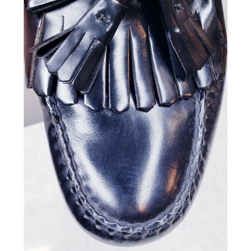 Cole Haan Kiltie Quaste Pinch Halbschuhe schwarz Leder Herren Größe 10,5D in sehr gutem Zustand - Bild 14 von 14
