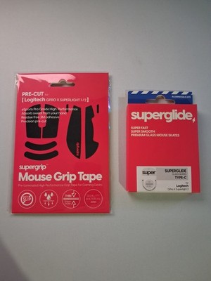 Pulsar Superglide V2 Type C Glass Skates for G Pro X Superlight 2+ GRIP