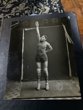 1924 John “ Skee” Levi Haskell Star Athlete N.E.A. Stamp Photo Moore Studio