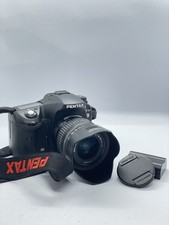 Pentax K10D Digital SLR Camera  18-55mm Lens Untested / No Charger / Clean Body