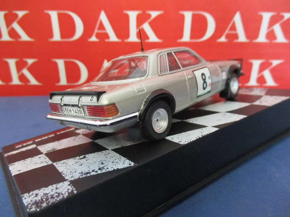 Die cast 1/43 Modellino Auto Mercedes 500 SLC Rally Bandama 1980 B. Waldegard - Immagine 3 di 4