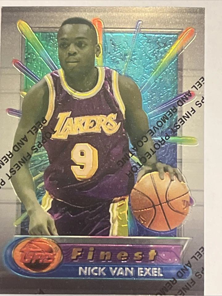 Lote refractor de 9 tarjetas Topps Finest 1994-95 con revestimiento Foto 3 de 4