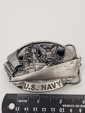 1981 Bergamot Brass Works U.S. Navy Belt Buckle, W50