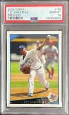 2009 Topps #170 CC Sabathia PSA 10