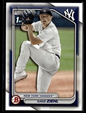 2024 Bowman Draft #BD-10 Gage Ziehl 1st Paper RC Lot of 25