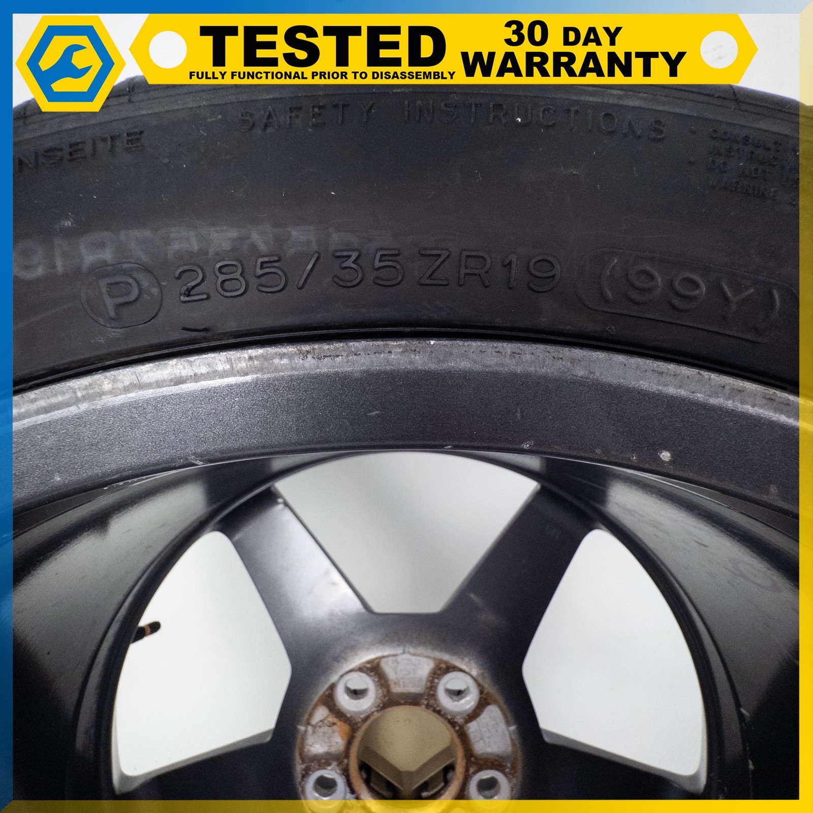 05-13 CHEVROLET CORVETTE C6 18x8.5/19x10 FRONT & REAR WHEEL RIM SET OEM