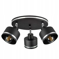 Luxolar LED Deckenleuchte 3-Flammig E27 60W Schwenkbar Deckenlampe