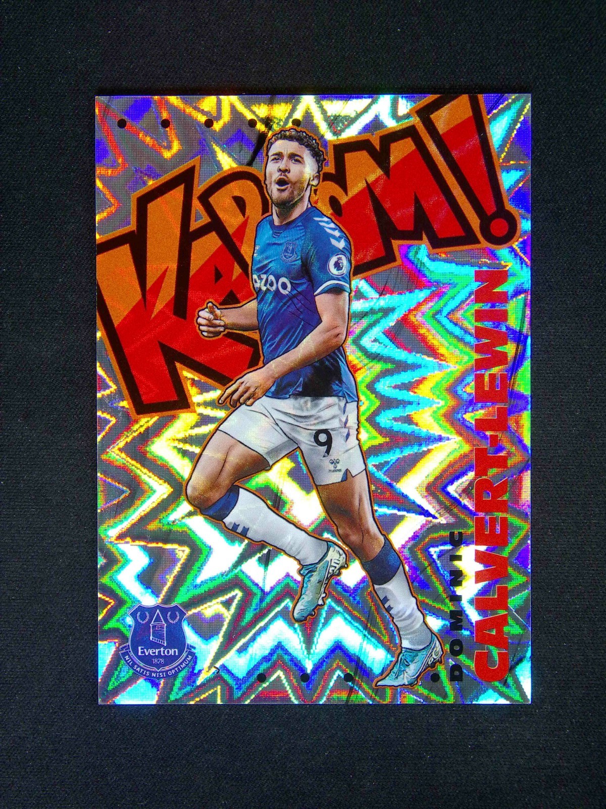 2020-21 Panini Prizm Premier Dominic Calvert-Lewin #8 Kaboom Case Hit SSP