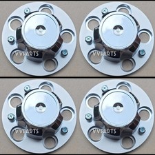 4 X Without Logo Silver Gmc Ebmlem Truck 5 Lug 15 15x8 15x7 Rally Wheel Center