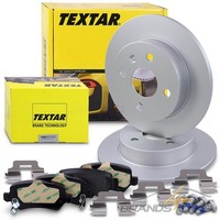Textar Bremsscheiben Ø240 +BremsbelÄGe Hinten FÜR Opel Astra G H Meriva A