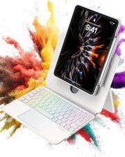 iPad Pro 13" Keyboard Case M4/M5 2024  25 Magnetic Detachable Backlit Trackpad