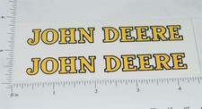 Pair John Deere Yellowblack 4 Text Stickers Stickers Jd-390 Pair John Deere Yellowblack 4 Text Stickers Stickers Jd-390