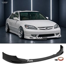 Fit 04-05 Honda Civic 2dr 4dr Em2 Es2 Jdm Style Pu Front Bumper Chin Lip Spoiler