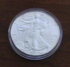 2010 UNC Walking Liberty American Eagle Silver Dollar - 1 troy ounce 0.999 fine