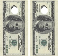 Hundred Dollar Bill Cornhole Board Decal Wrap Decal Set FREE SQUEEGEE