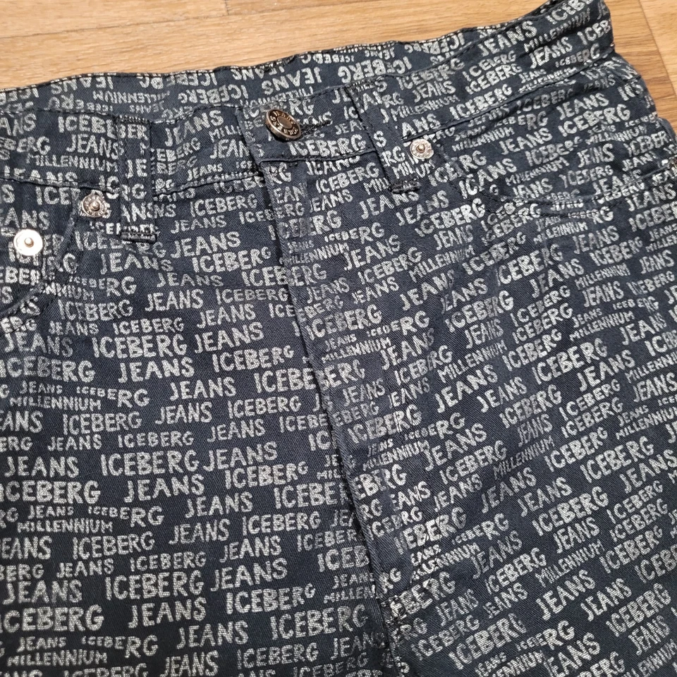 Vintage ICE Iceberg Women's All Over Print Made in Italy Pants Jeans Size 29 - Image 4 of 4