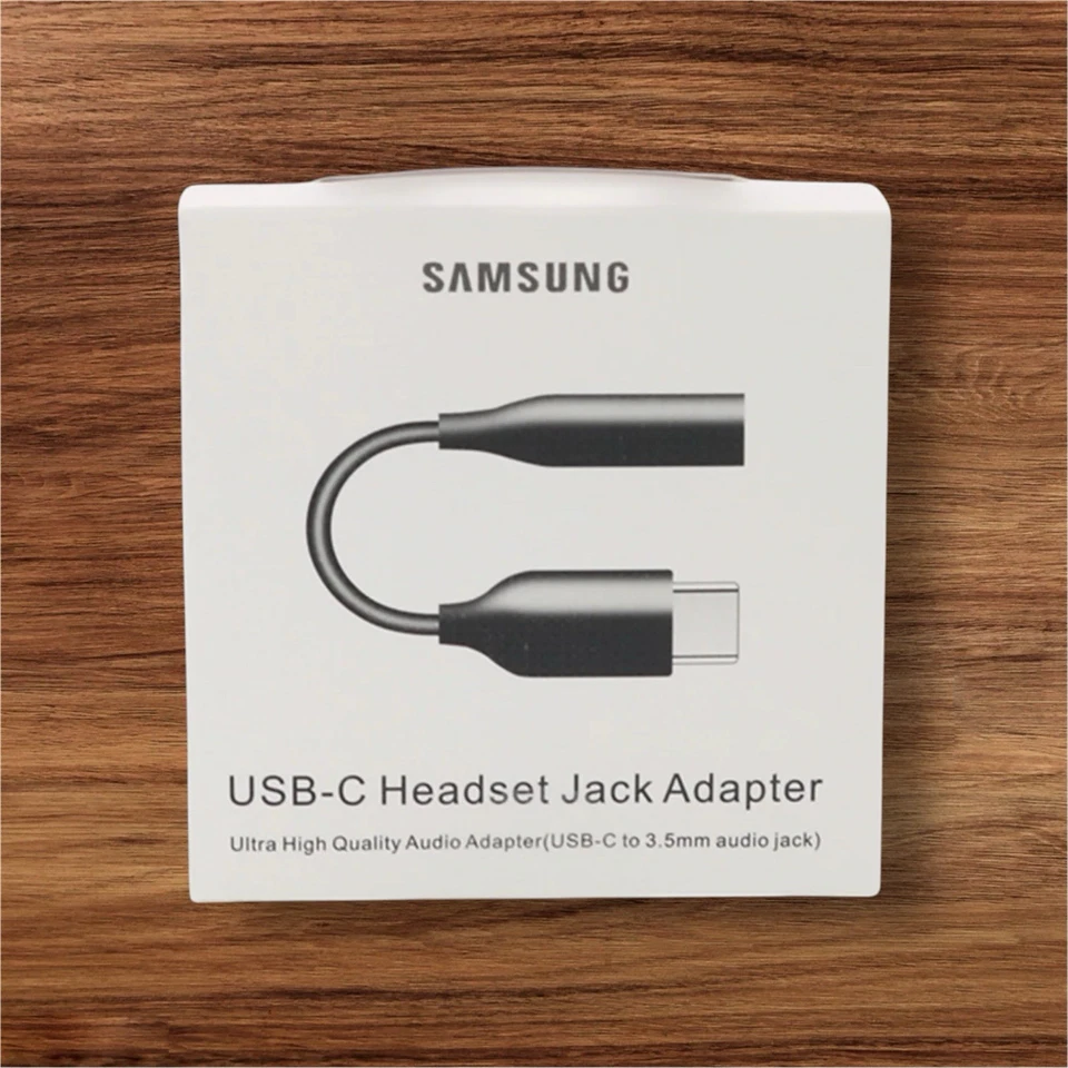New Oem Samsung USB-C Type C Adapter Port to 3.5MM Aux Audio Adapter Cable - Image 3 of 4