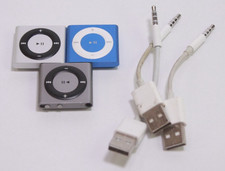 3X Apple iPod Shuffle 4th Gen 2GB Clip MP3/AAC Player A1373 AS IS READ
