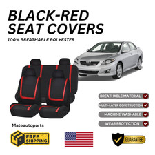 9pcs Car Seat Covers For Toyota Corolla Frontrear Washable Universal Fit 9pcs Car Seat Covers For Toyota Corolla Frontrear Washable Universal Fit