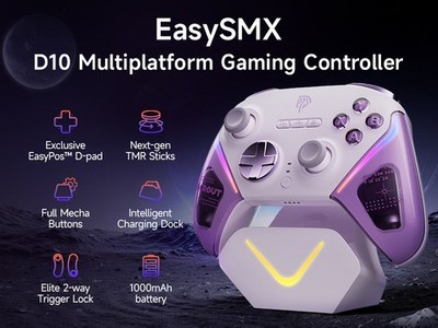 Wireless controller Gamepad TMR Joystick, Dual-Mode Trigger-US-D10