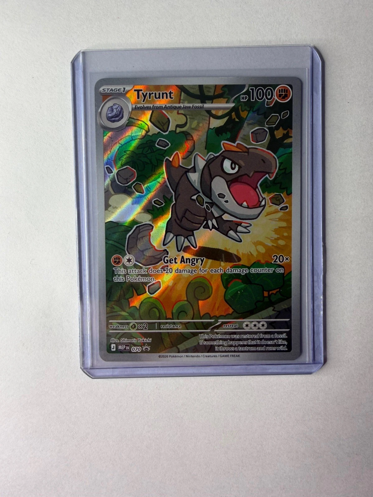 Tyrunt 070 2026 Pokemon Perfect Order ETB Black Star Promo Card NM+ (a)