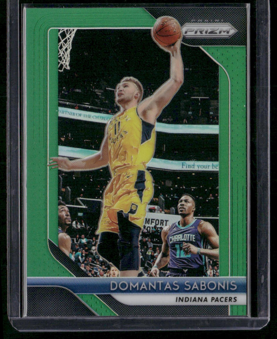2018-19 Panini Prizm #174 Domantas Sabonis Prizms Green