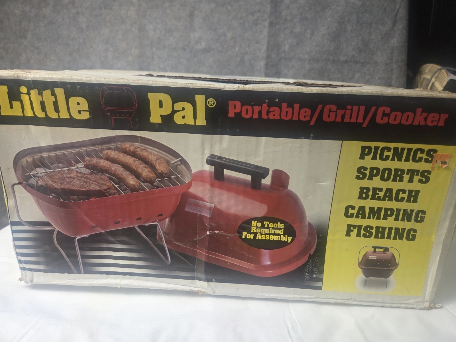 Vintage Little Pal Portable Grill Never Assembled