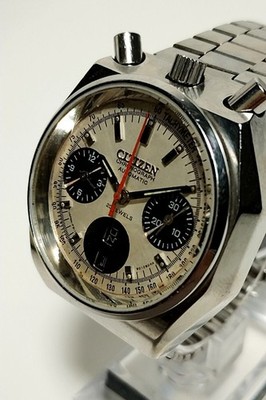 CITIZEN Bullhead 67 9313 Watch Timepiece Panda Dial Auto