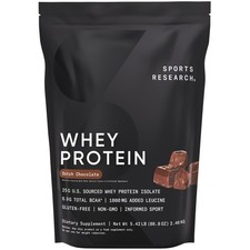 Whey Protein Isolate - U.S. Sourced Sports Nutrition Protein Powder 5lb Bag 17.99 per gallon